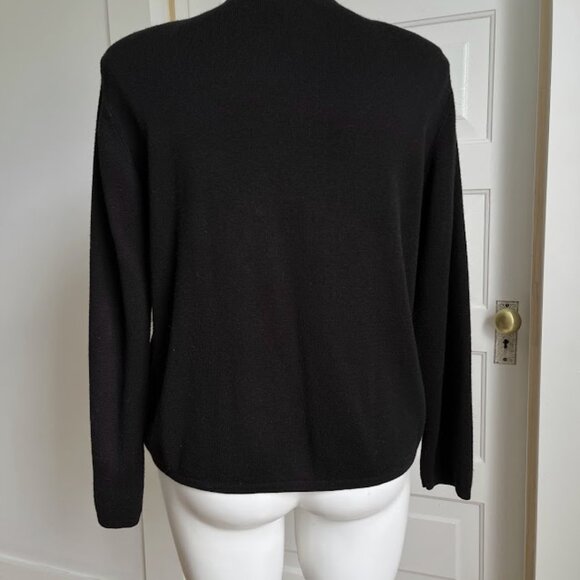 90s fall embroidered zip up cardigan - Picture 5 of 6